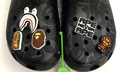 Bape Black Camo Crocs Release Images