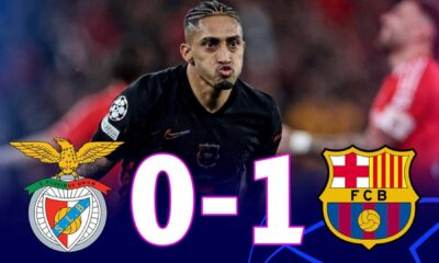 Barcelona Vs Benfica Champions League Match