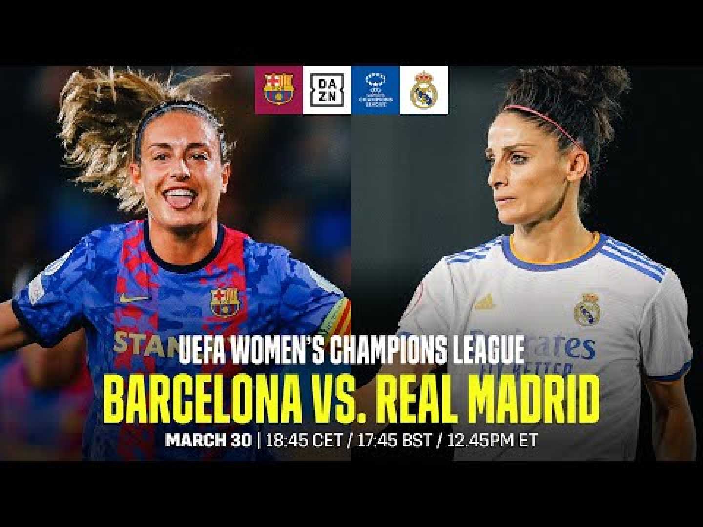 Barcelona Women's Football Match Against Real Madrid