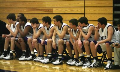 Basketball Player On Bench