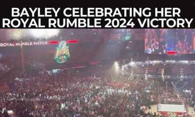 Bayley Wwe Royal Rumble 2024 Victory Celebration