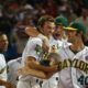 Baylor Baseball Team Celebrating Victory