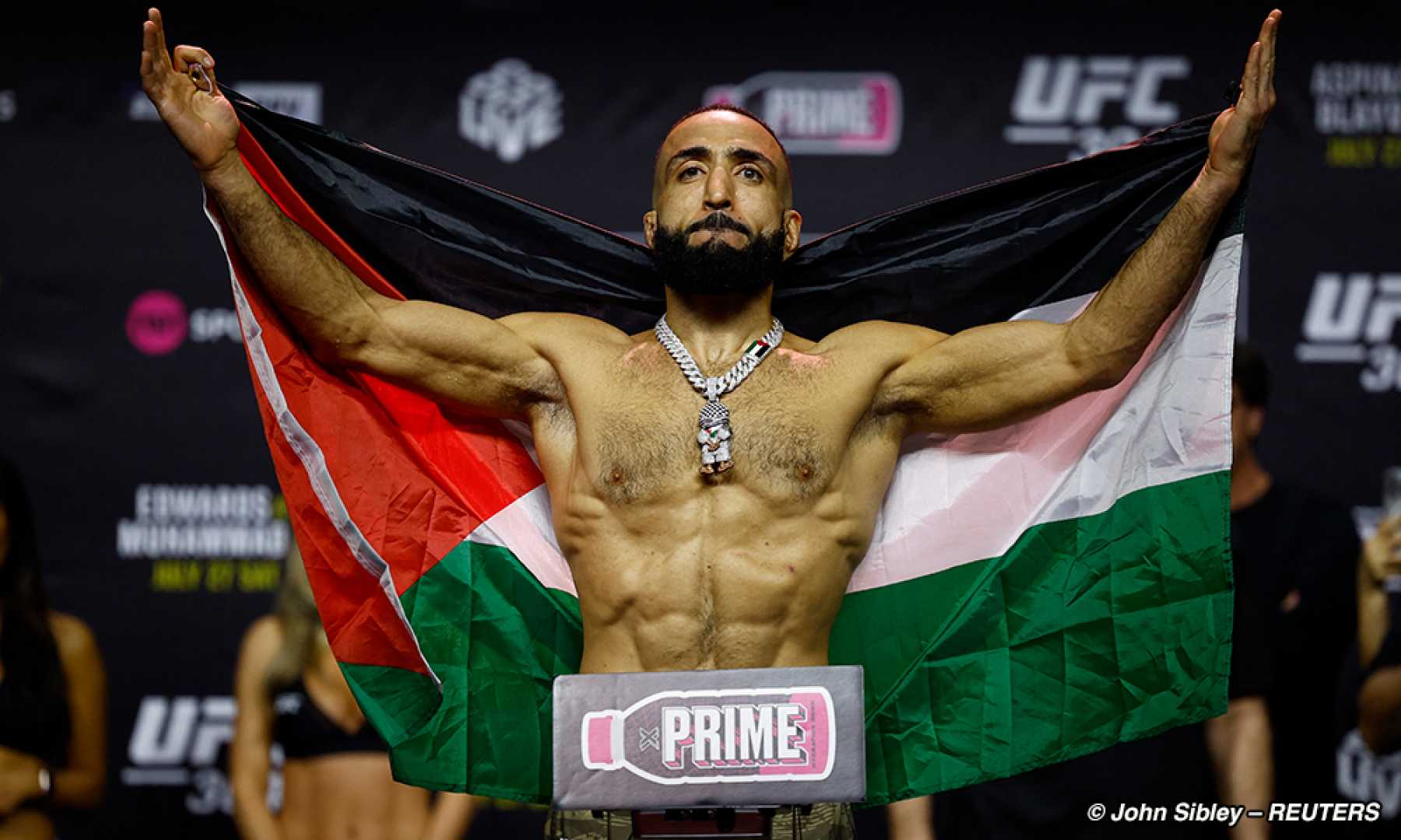 Belal Muhammad Ufc Palestine Flag