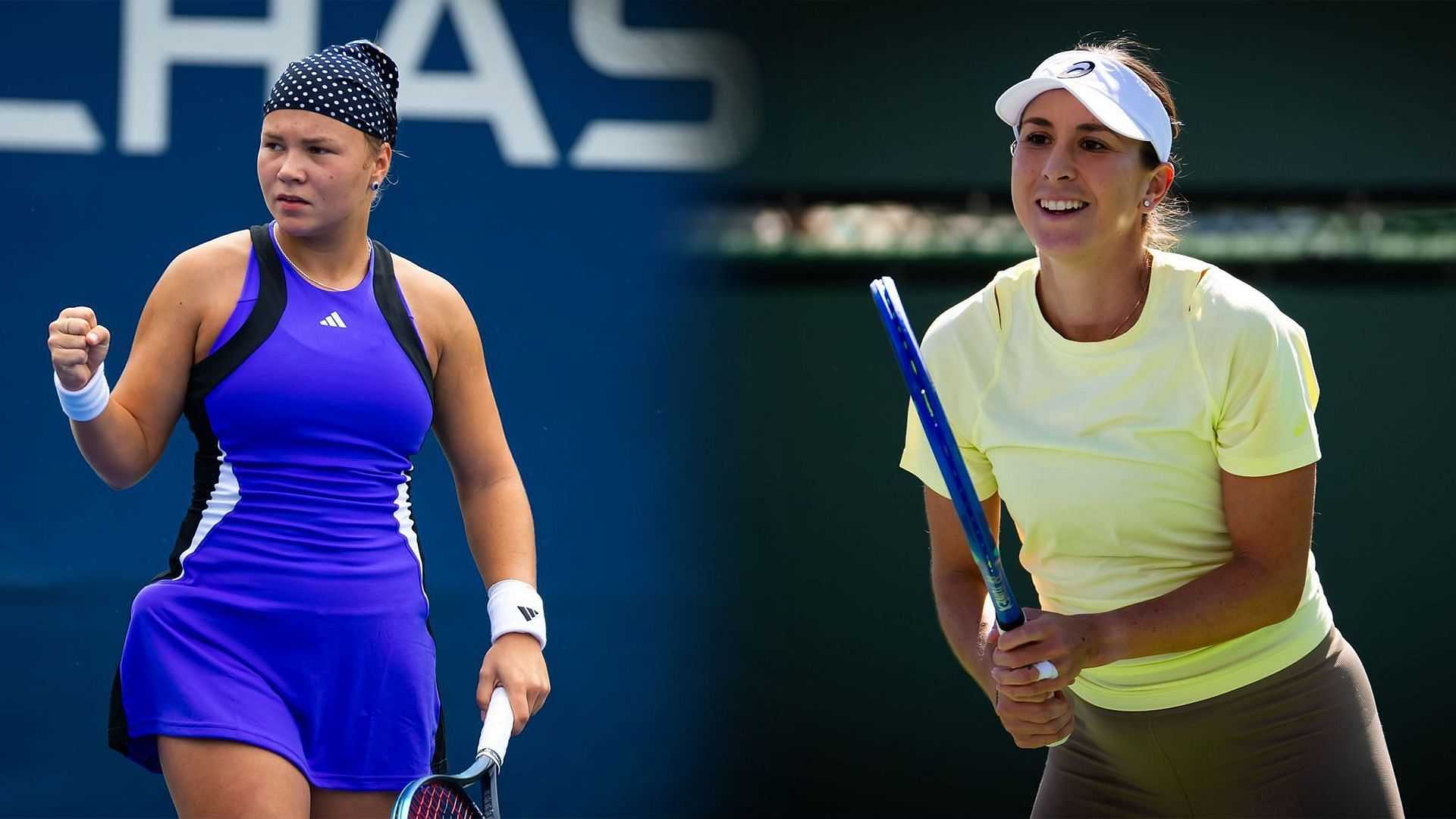 Belinda Bencic Diana Shnaider Bnp Paribas Open 2025