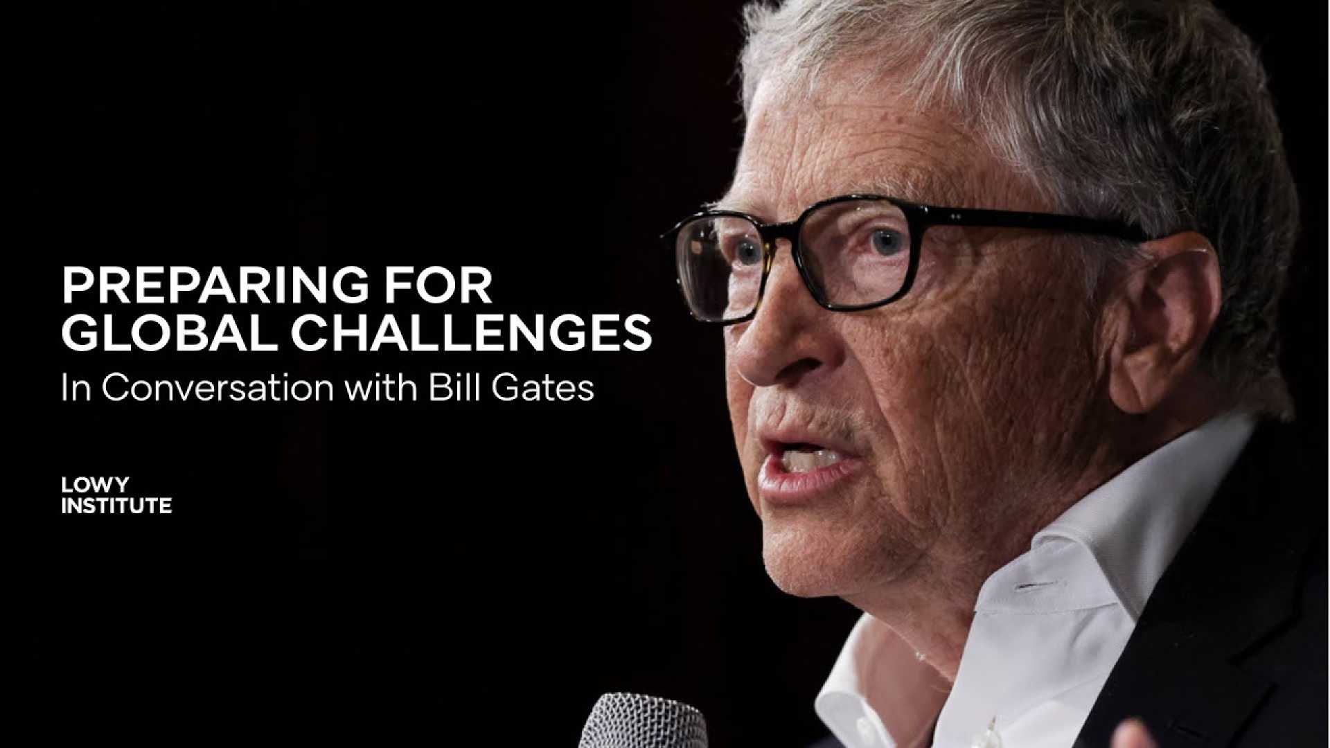 Bill Gates Speech On Global Issues