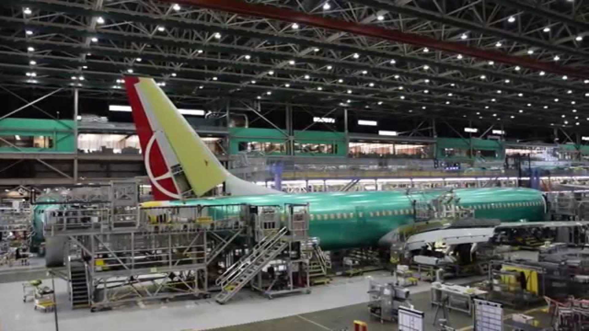 Boeing 737 800 Aircraft Manufacturing Factory