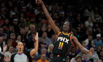 Bol Bol Phoenix Suns Player Action Shot