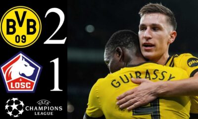 Borussia Dortmund Vs Lille Champions League Match Highlights