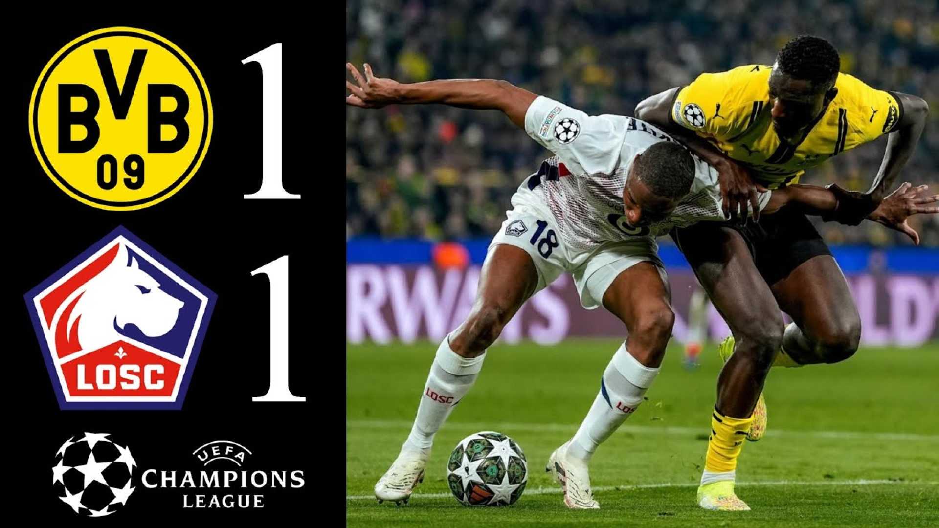 Borussia Dortmund Vs Lille Champions League Match