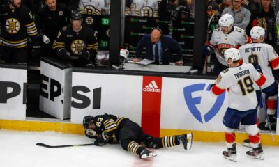 Boston Bruins Brad Marchand Injury Collision