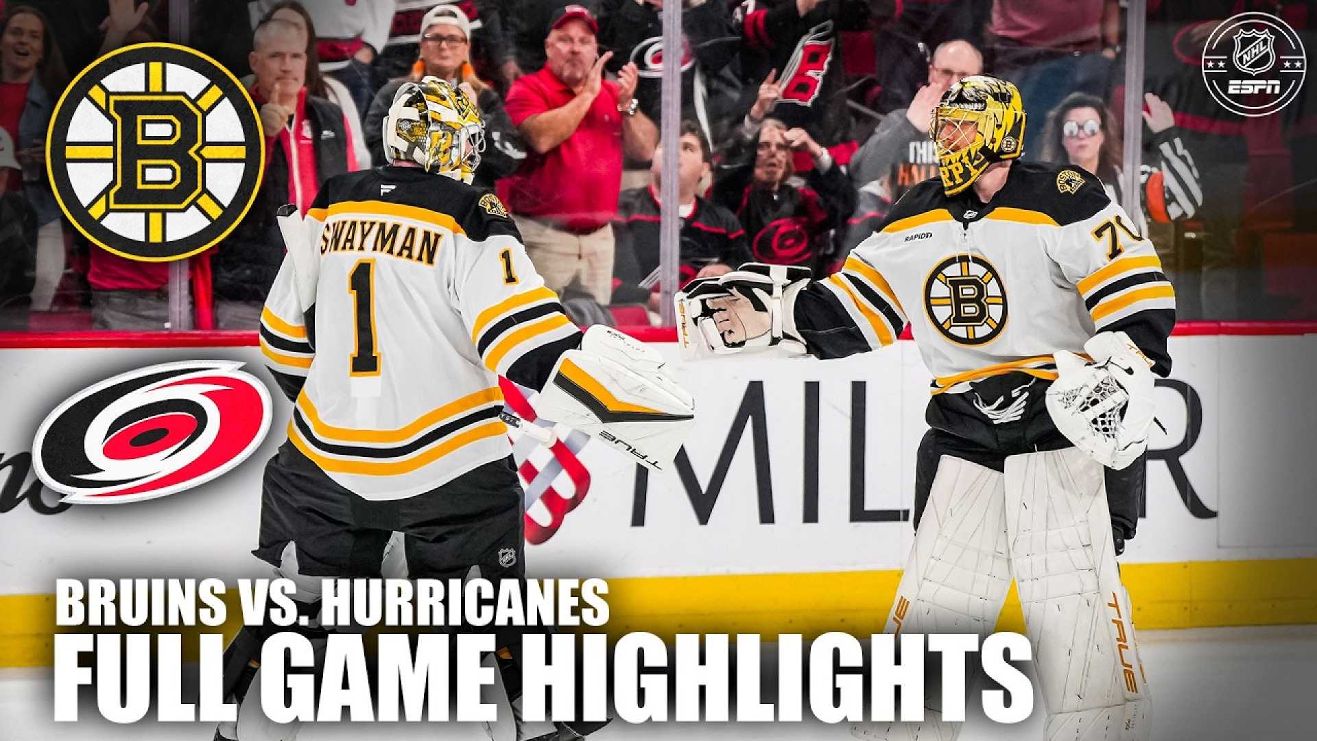 Boston Bruins Vs Carolina Hurricanes Hockey Game