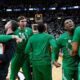 Boston Celtics Players Celebrating Win