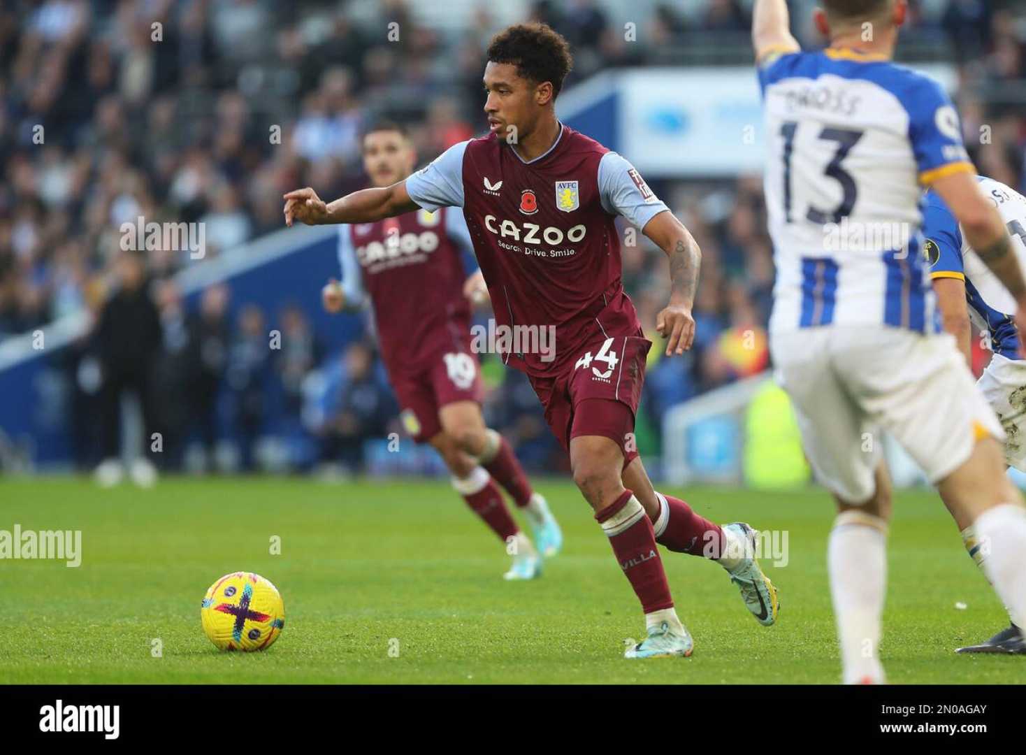 Boubacar Kamara Aston Villa Football Action