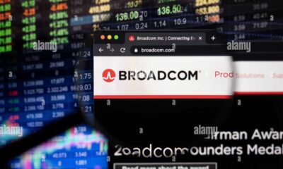 Broadcom Stock Trading Screen