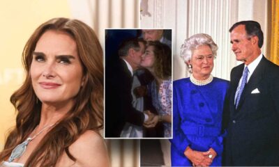 Brooke Shields With George H.w. Bush And Barbara Bush