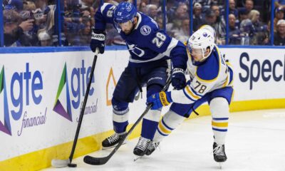 Buffalo Sabres Vs Tampa Bay Lightning Game Action