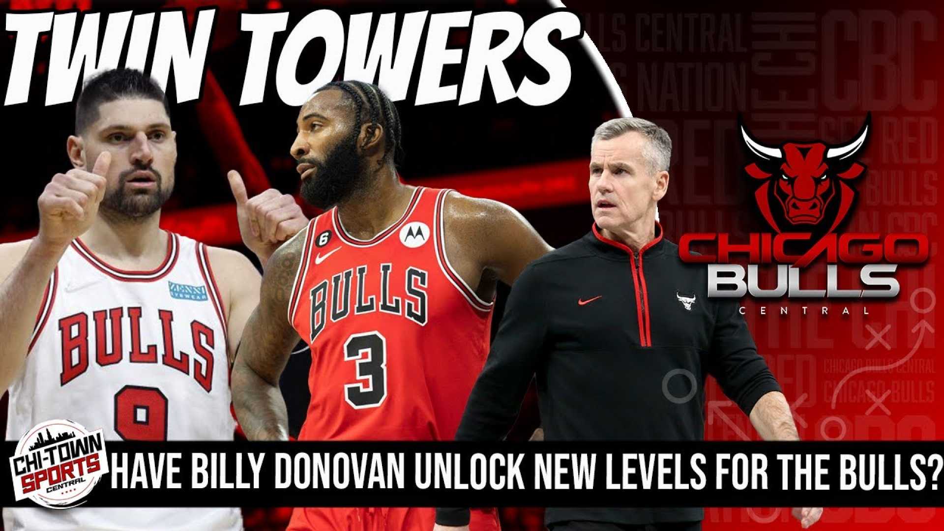 Bulls Basketball Game Twin Towers Lineup