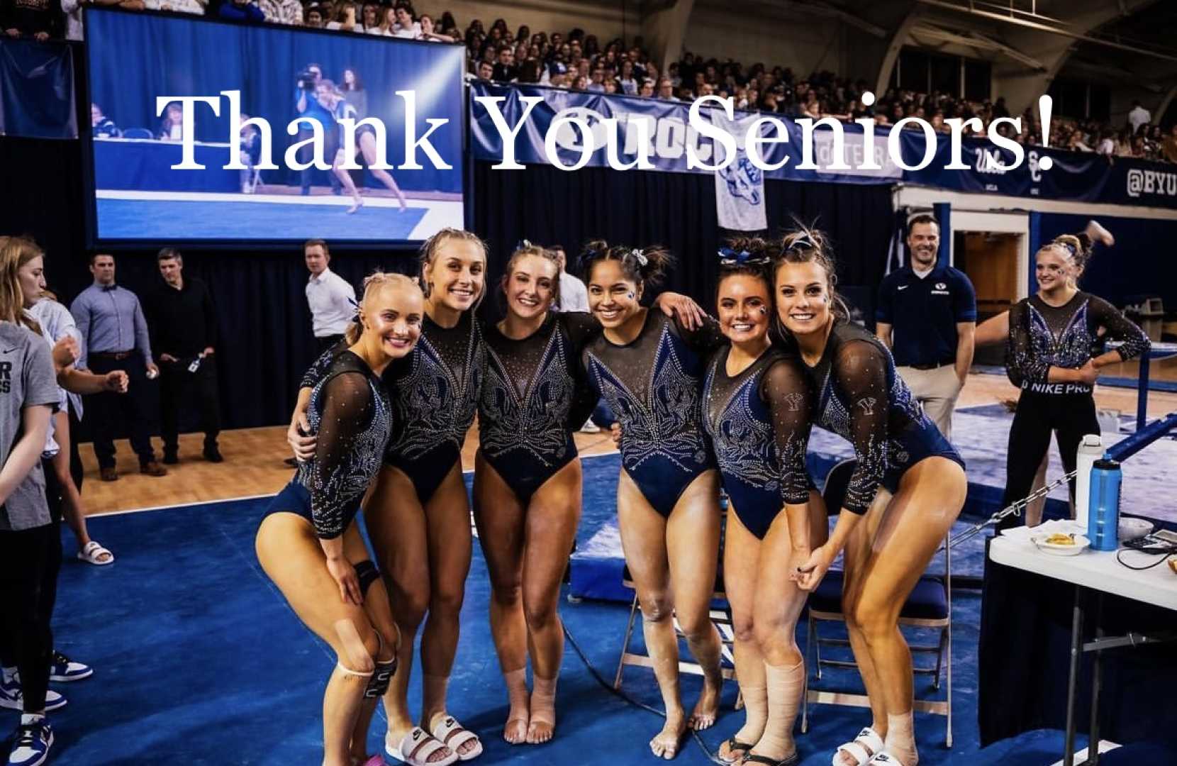 Byu Gymnastics Team Competing