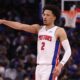 Cade Cunningham Detroit Pistons Basketball Action Shot