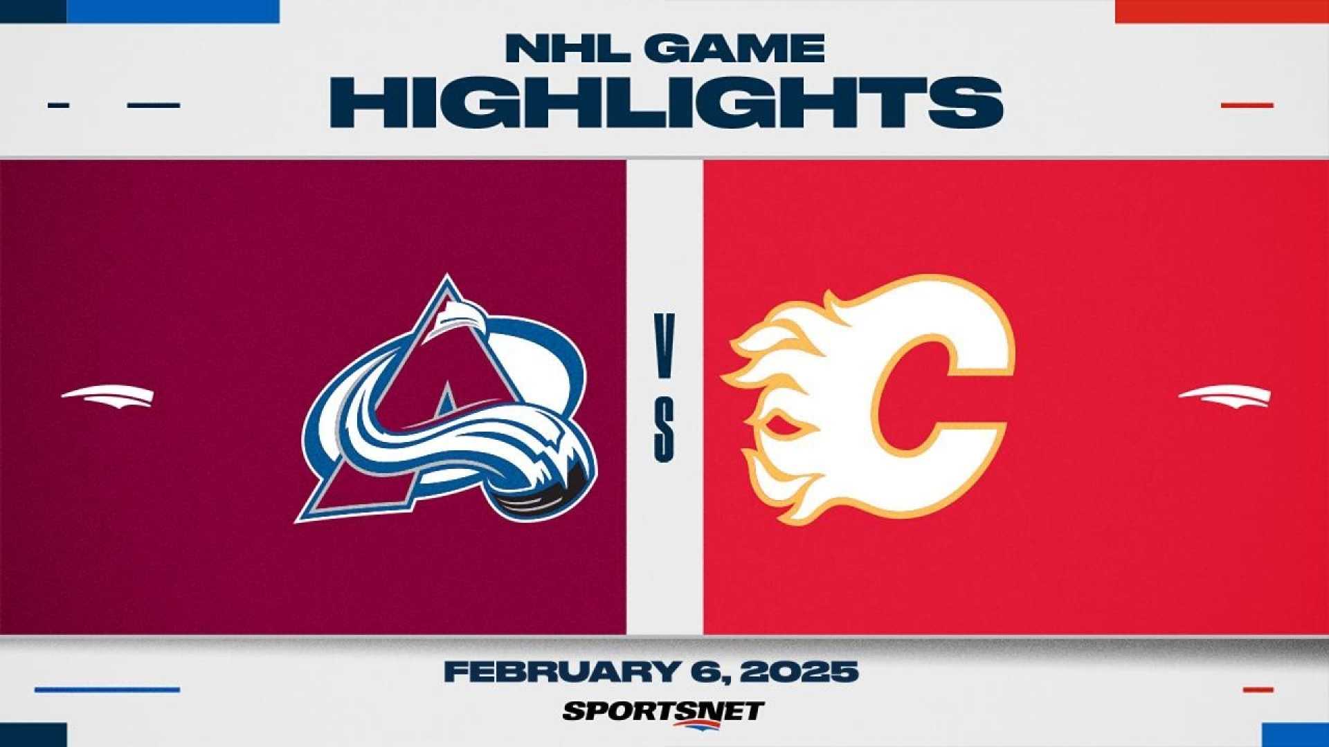 Calgary Flames Colorado Avalanche Nhl Game