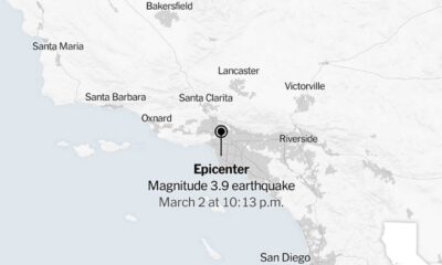 California Earthquakes March 2025