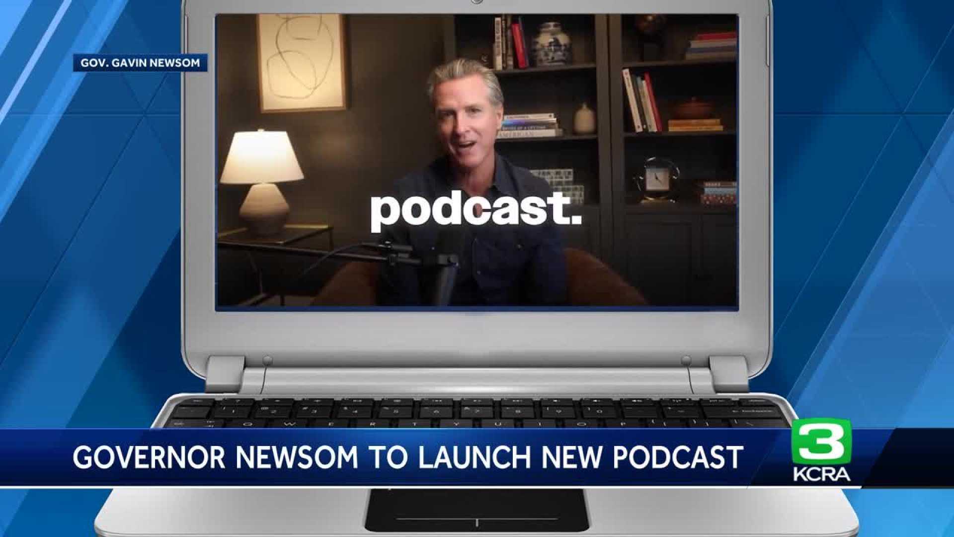 California Governor Gavin Newsom Podcast Recording