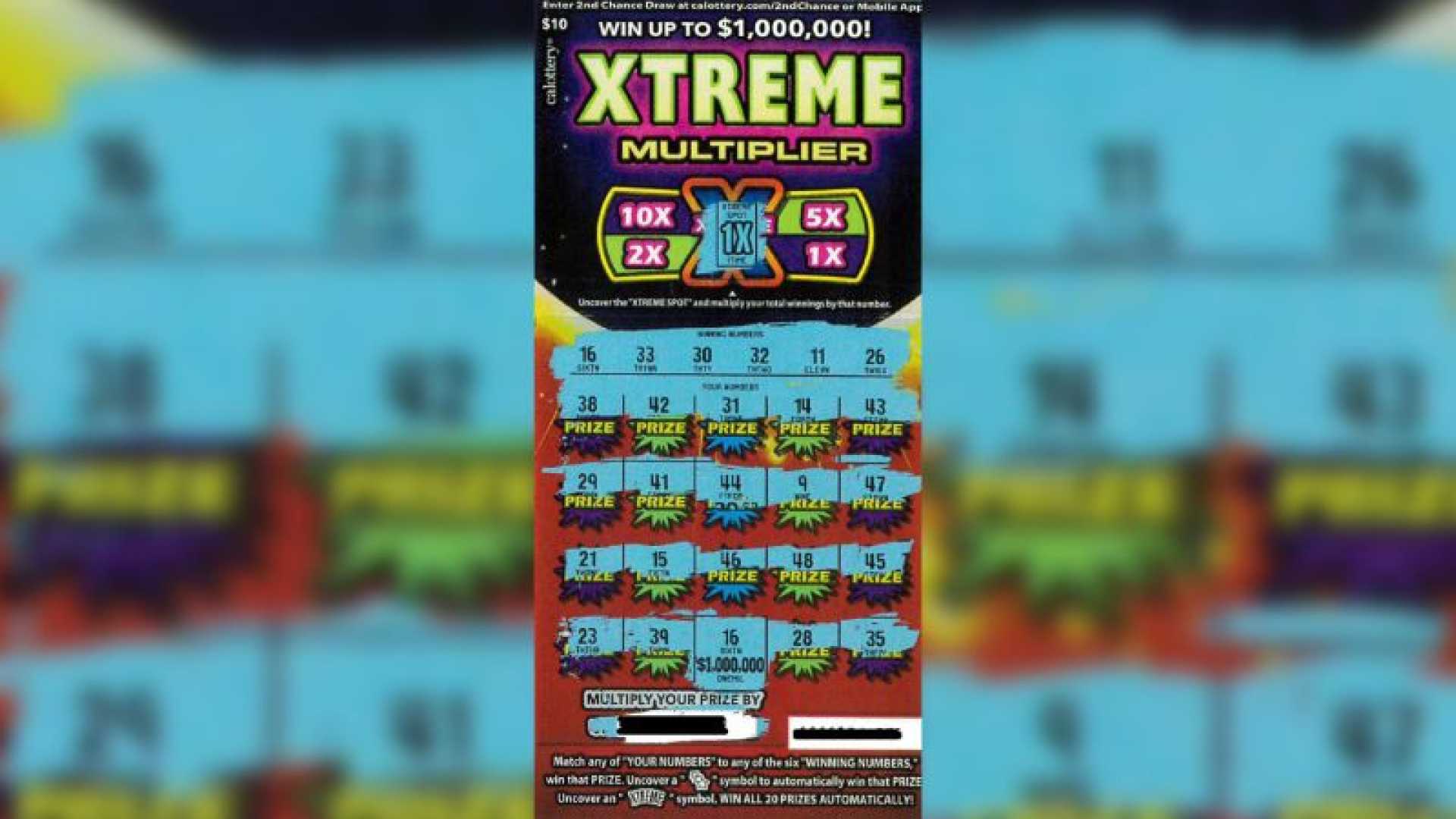 California Lottery Winners Scratchers Tickets