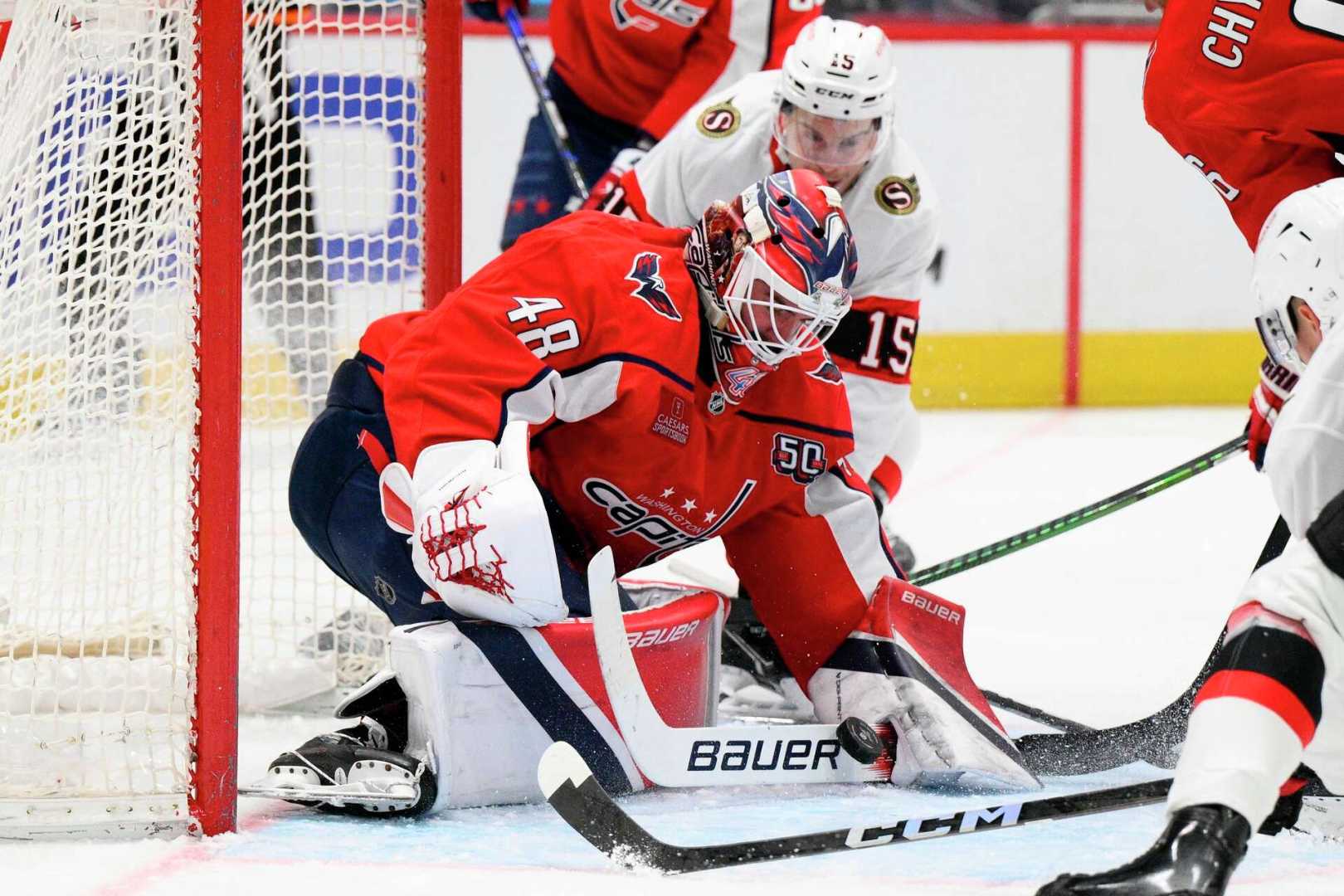 Capitals Senators Shootout Hockey Game