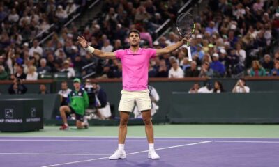 Carlos Alcaraz Tennis Match Indian Wells