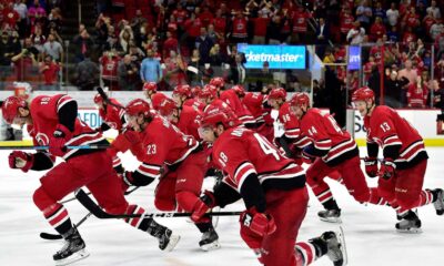 Carolina Hurricanes Players Celebrating