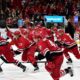 Carolina Hurricanes Players Celebrating