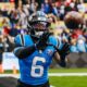 Carolina Panthers Miles Sanders Football Action