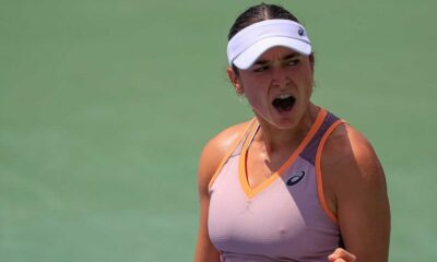 Caroline Dolehide Tennis Match Indian Wells