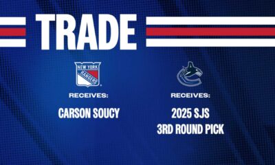 Carson Soucy New York Rangers Trade News