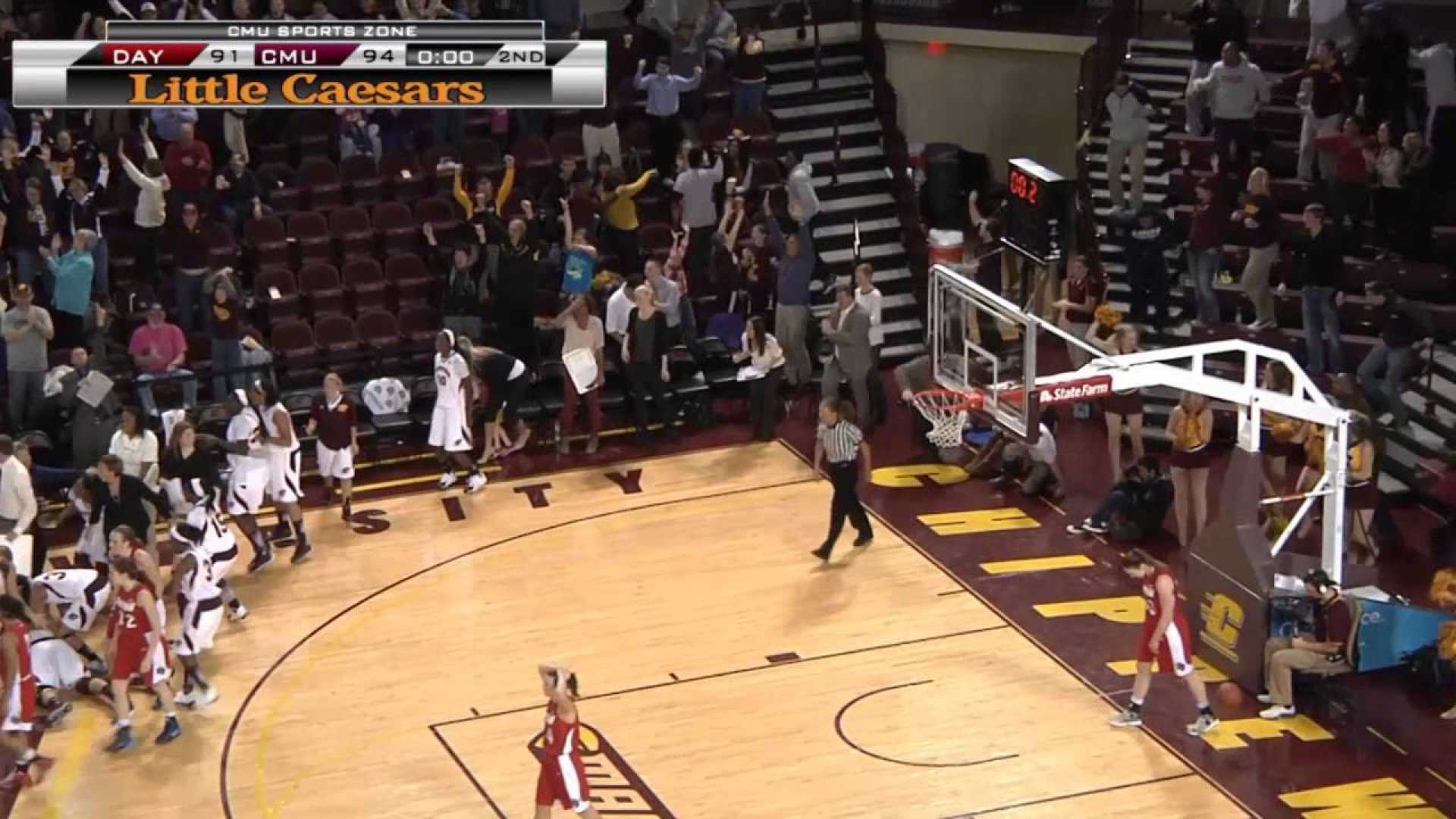 Central Michigan Basketball Game Winning Shot