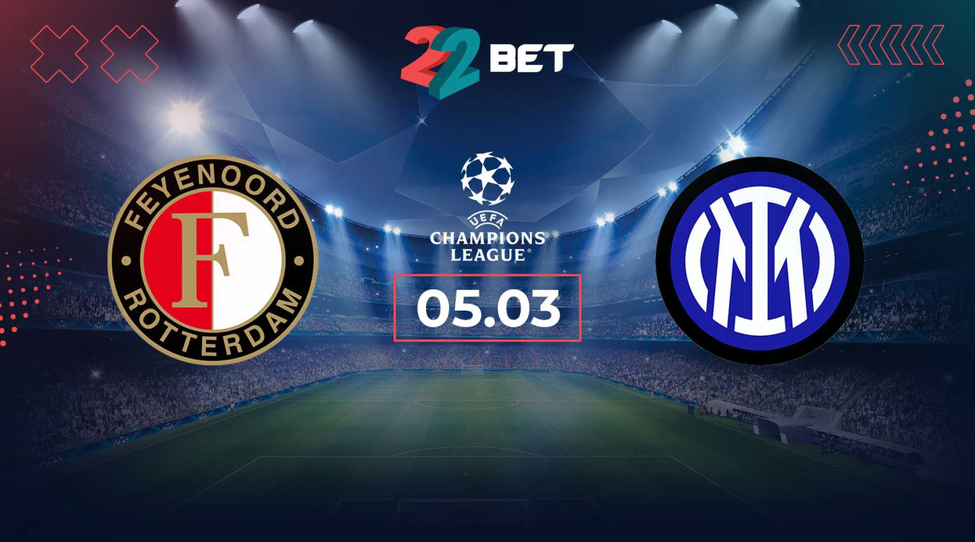 Champions League Match Inter Milan Feyenoord