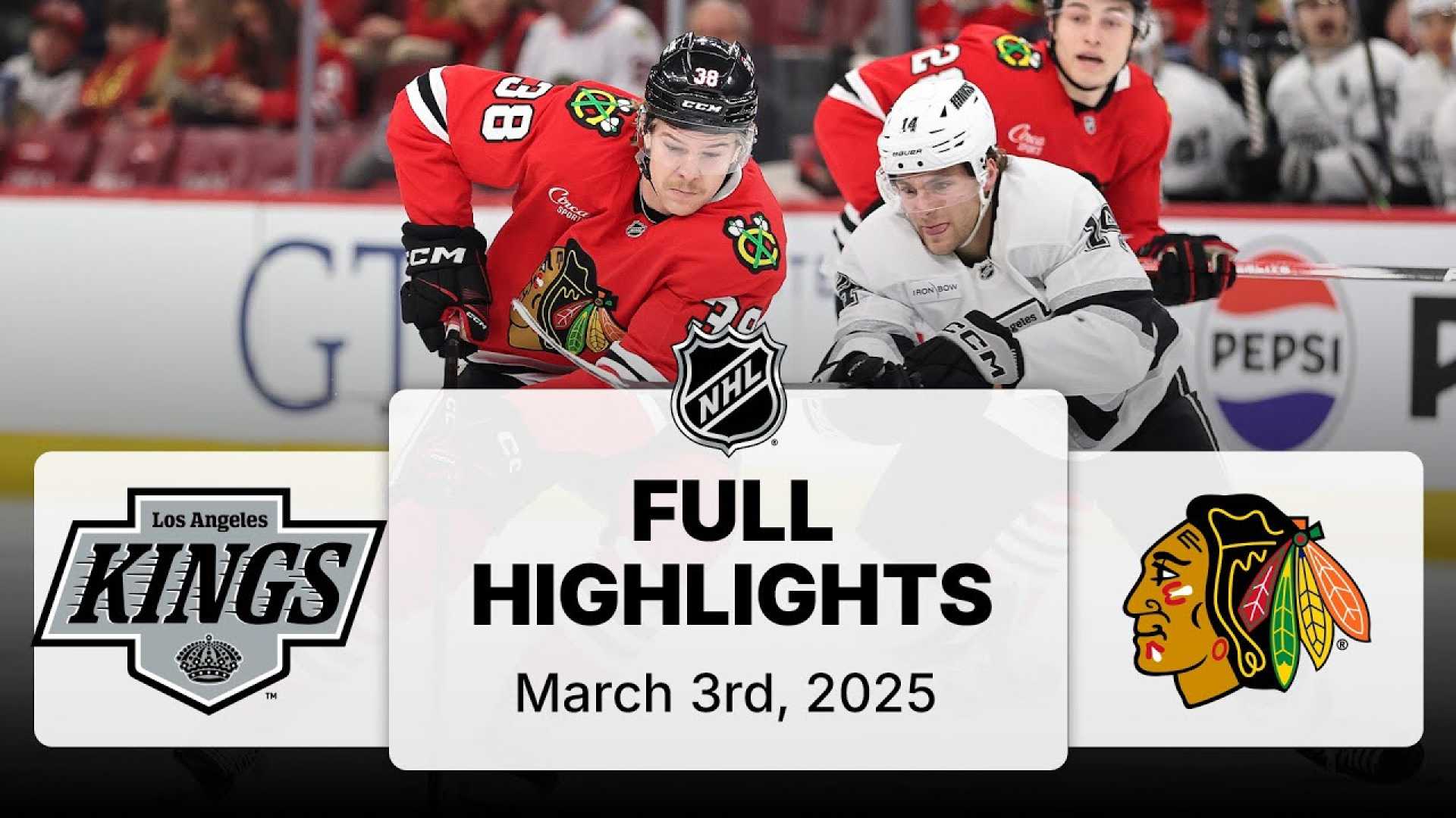 Chicago Blackhawks Vs Los Angeles Kings Hockey Game March 2025