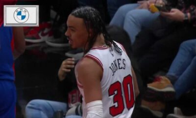 Chicago Bulls Tre Jones Basketball Action