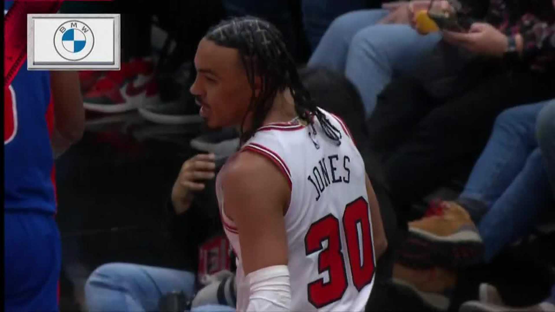 Chicago Bulls Tre Jones Basketball Action