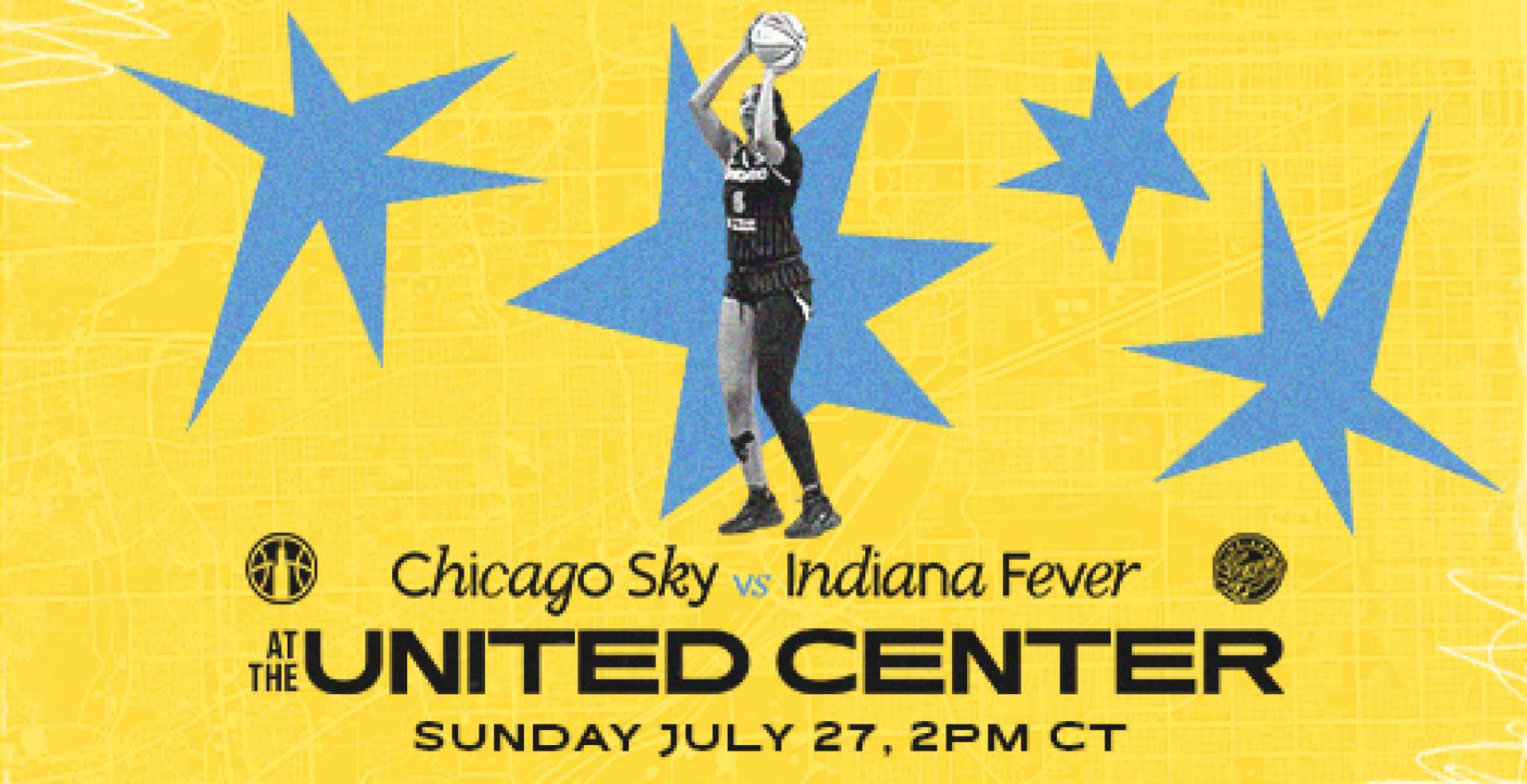 Chicago Sky Indiana Fever United Center Wnba