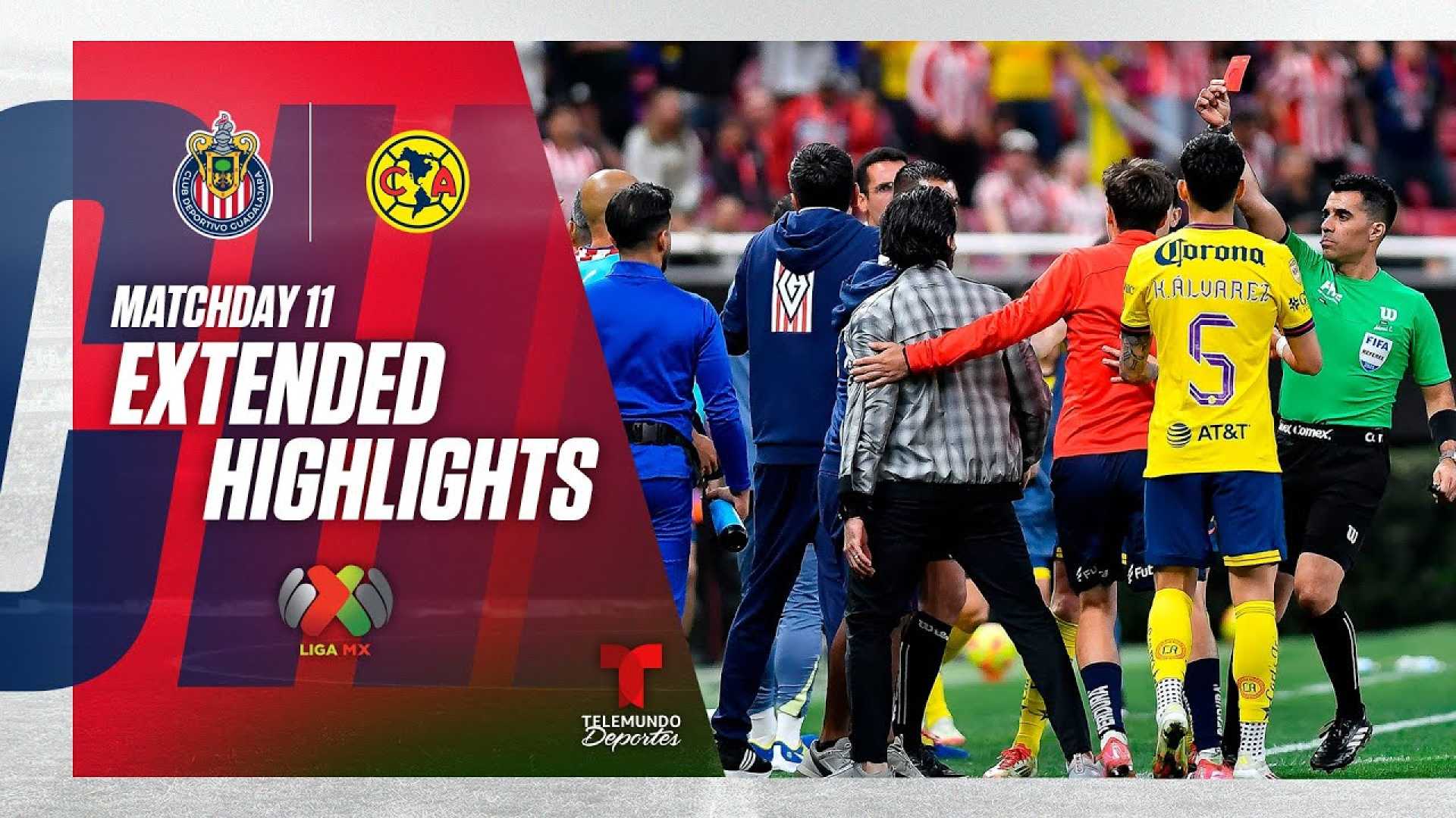 Chivas Vs America Soccer Match Highlights