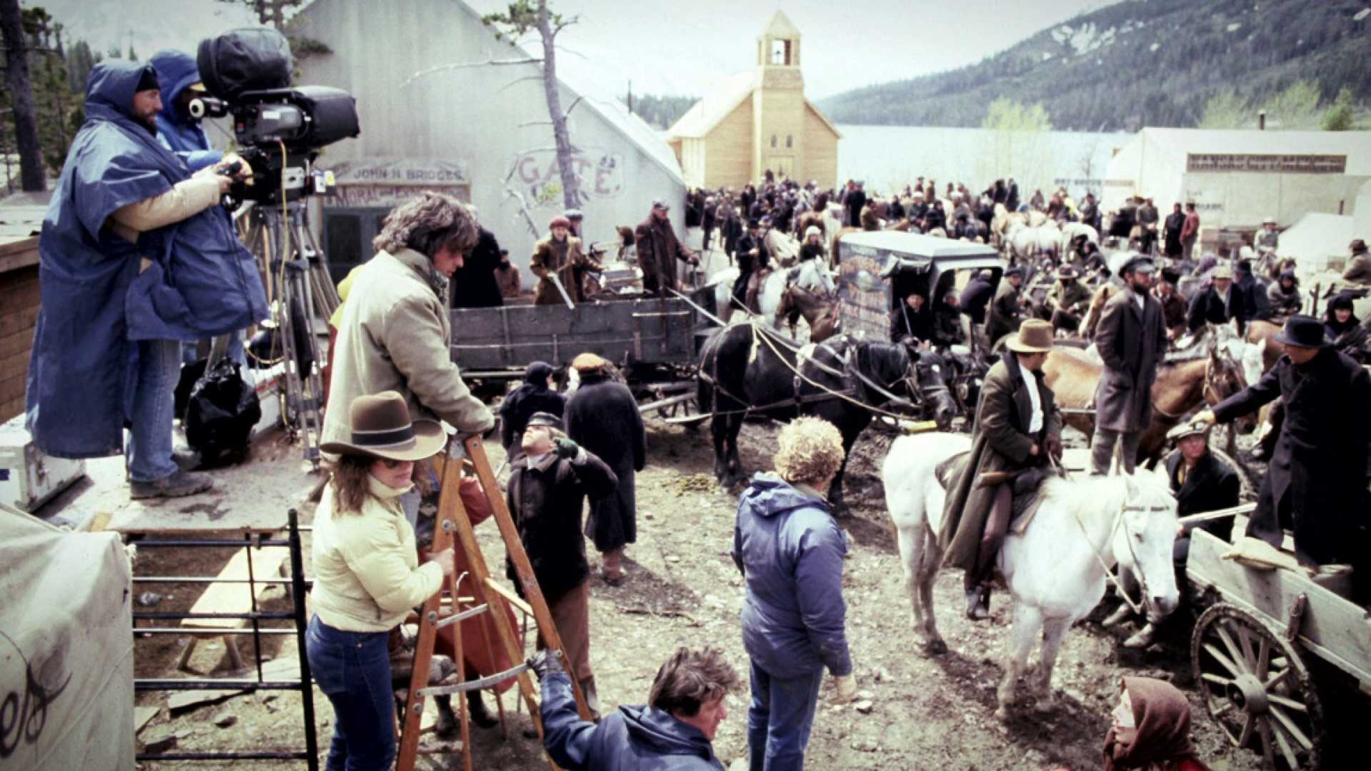 Christopher Walken Filming Heaven's Gate Behind The Scenes