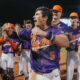 Clemson Baseball Team In Action