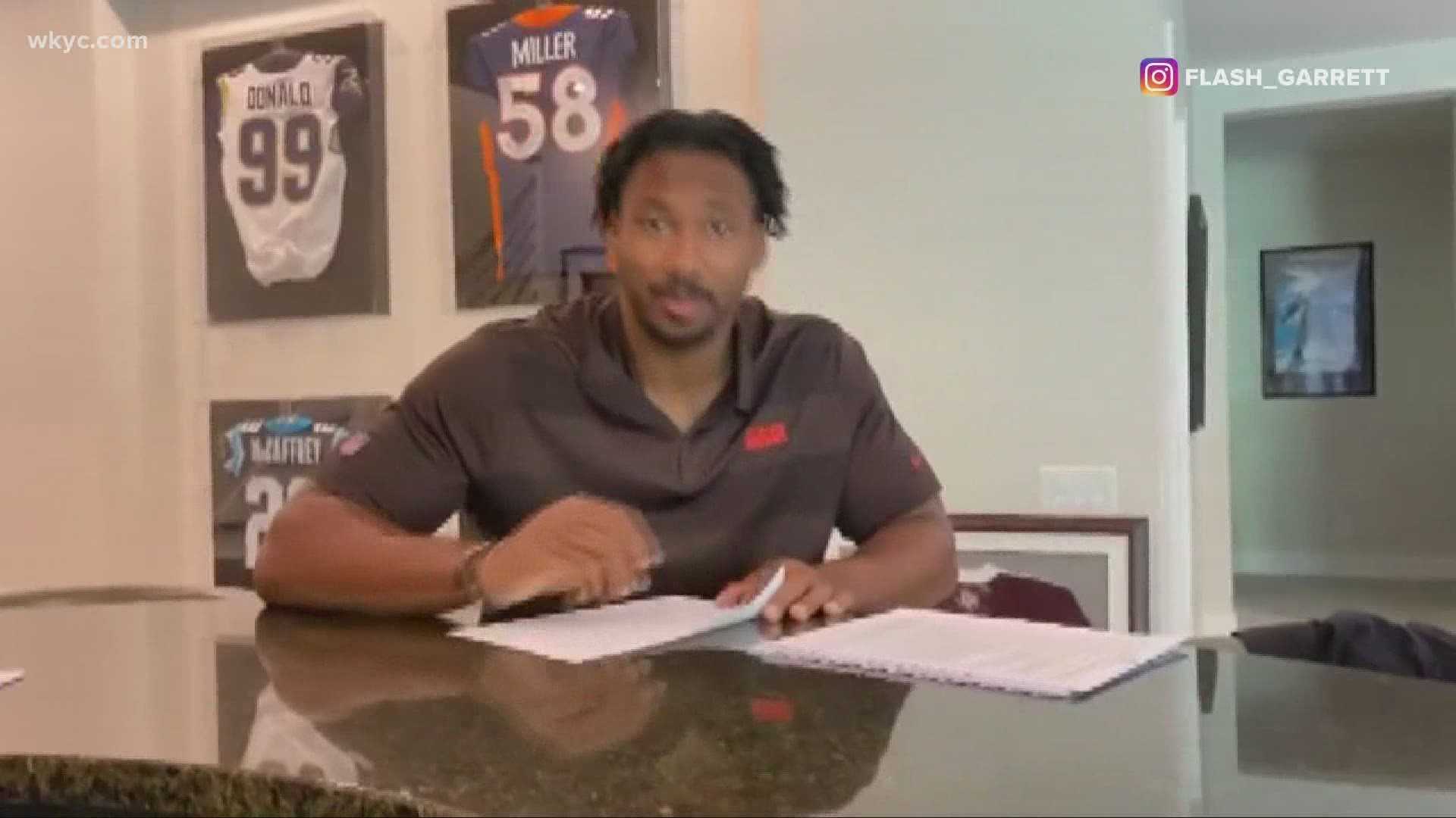 Cleveland Browns Myles Garrett Contract Signing