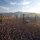 Coachella Music Festival Stage And Crowd