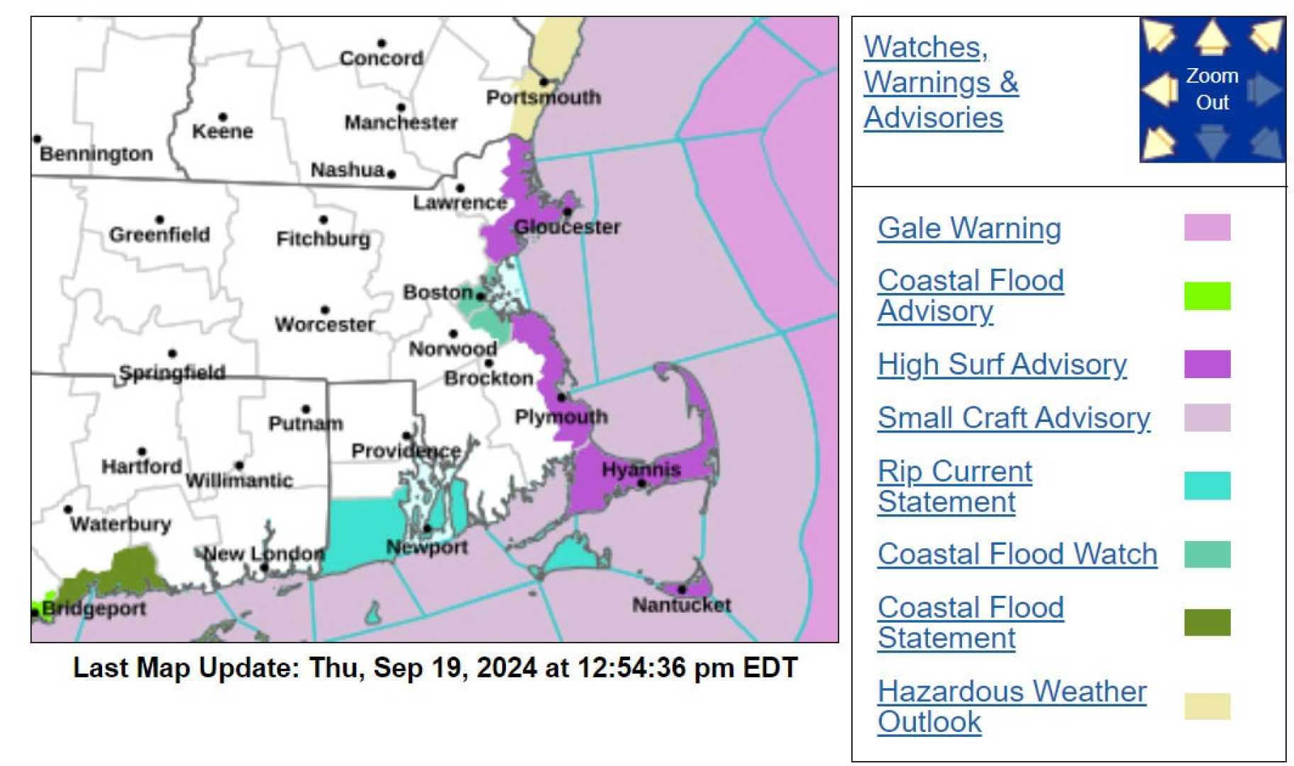 Coastal Flood Warning Cape Cod