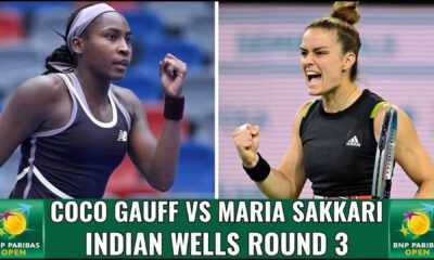 Coco Gauff Maria Sakkari Tennis Match Indian Wells