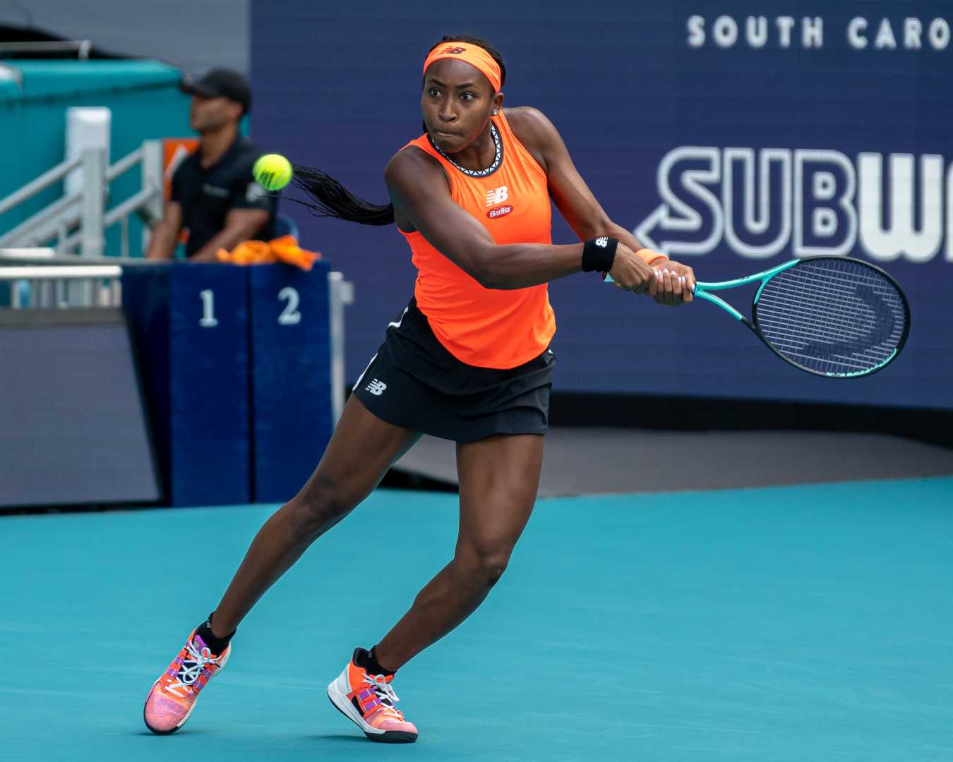 Coco Gauff Miami Open Match Action