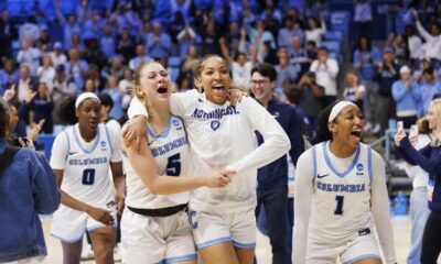 Columbia Women's Basketball Team Celebrates Ncaa Tournament Win