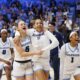 Columbia Women's Basketball Team Celebrates Ncaa Tournament Win